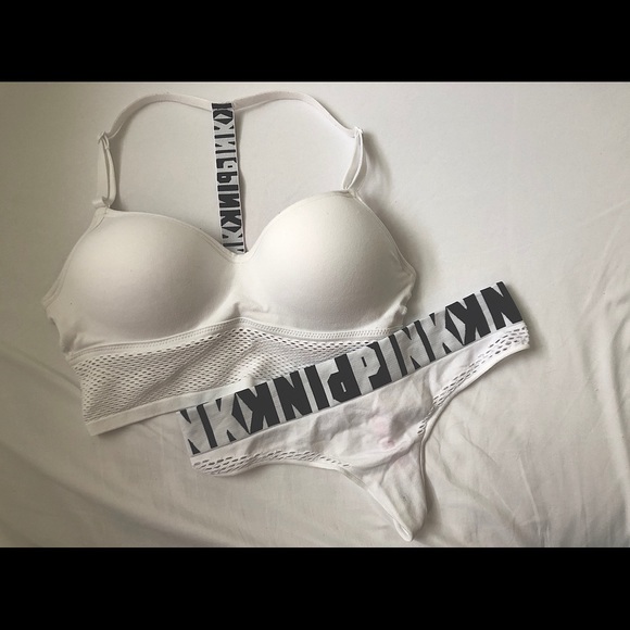 PINK Victoria's Secret Other - Wireless Sports Bra Set with Matching Thong🤍